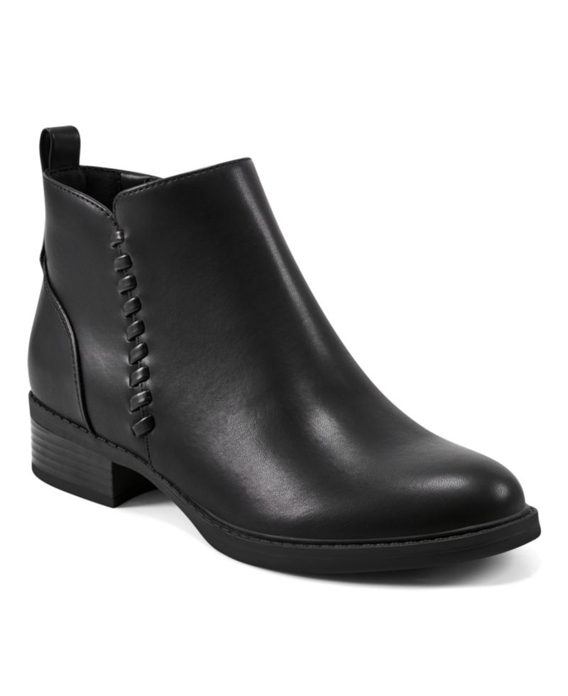Women's Lorand Almond Toe Block Heel Booties