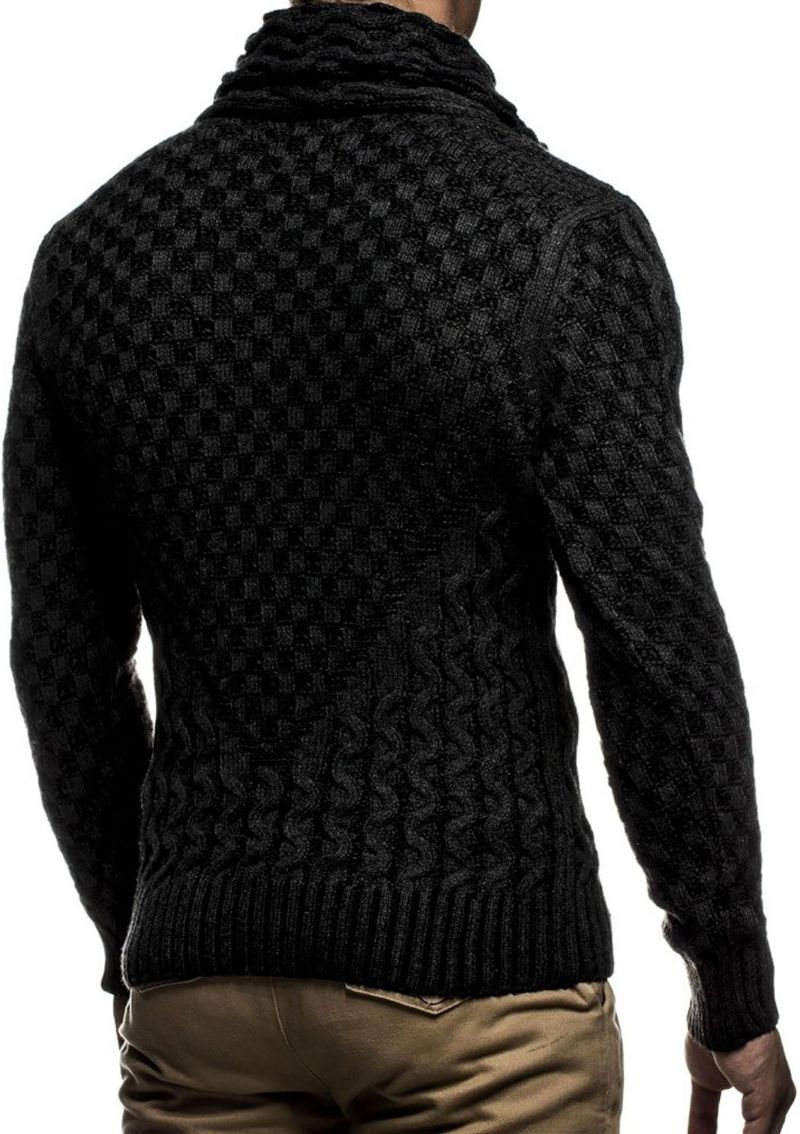 Men's Chunky Knit Pullover Sweater