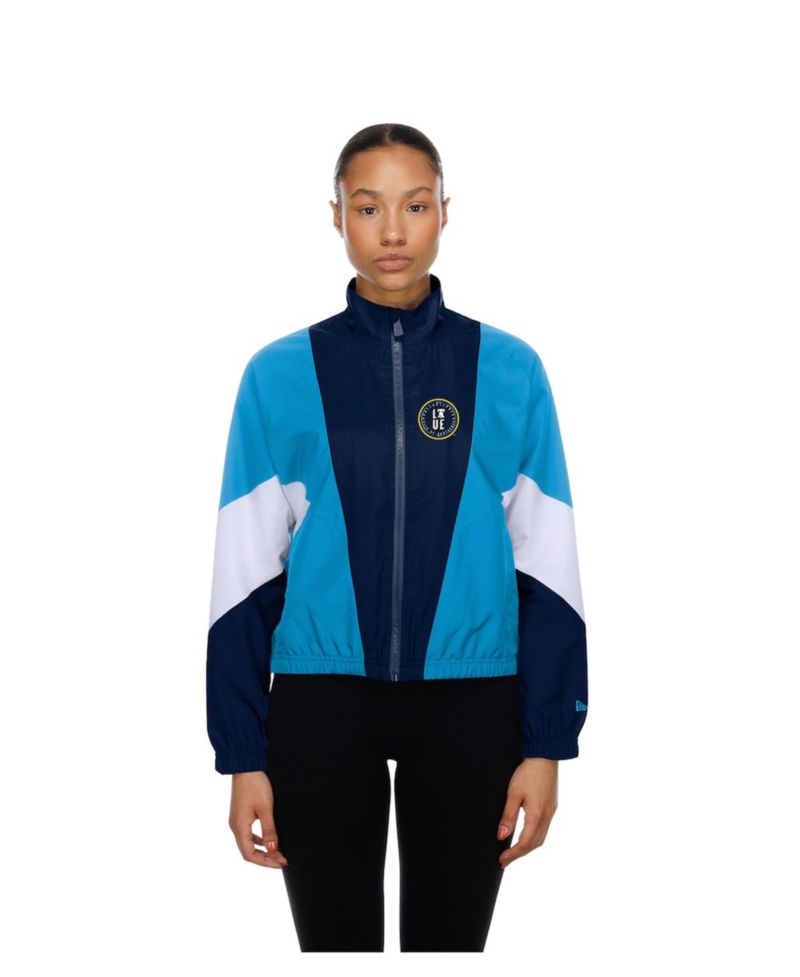Women's Navy/Light Blue Philadelphia Phillies Leisure City Connect Full-Zip Windbreaker Jacket