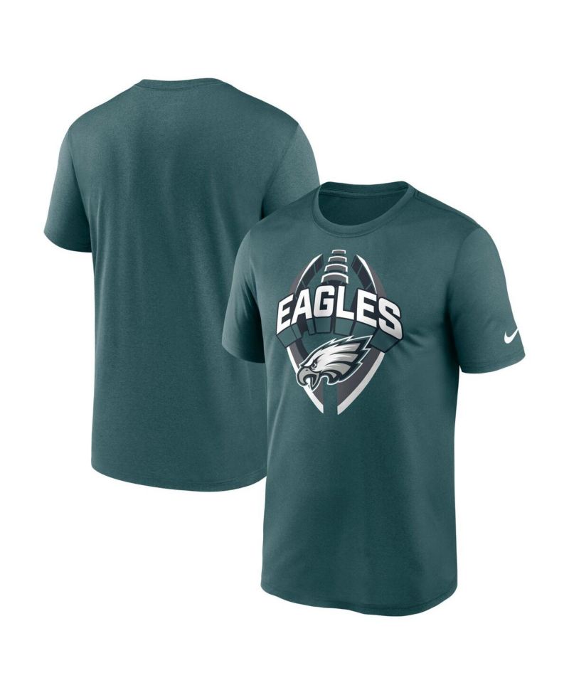 Men's Midnight Green Philadelphia Eagles Big & Tall Primetime Legend Icon Performance T-Shirt