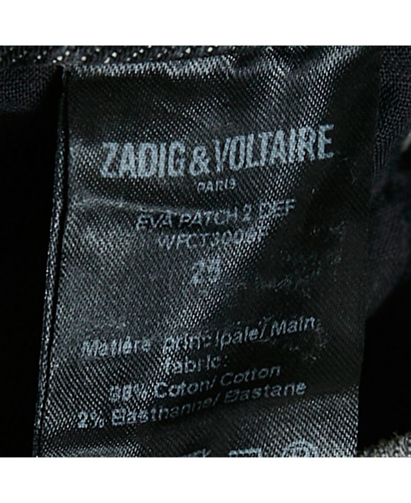 Zadig & Voltaire Women's Eva Patch Mid-Rise Skinny Jeans
