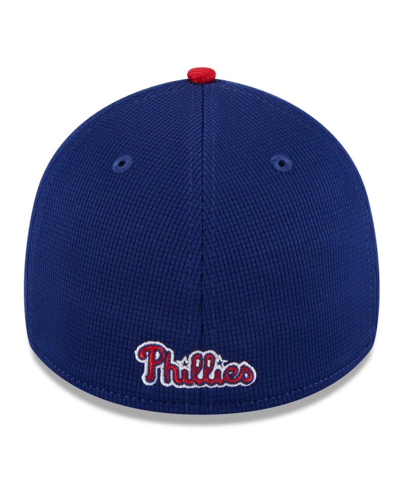 Men's Navy Philadelphia Phillies 2024 Batting Practice 39THIRTY Flex Hat
