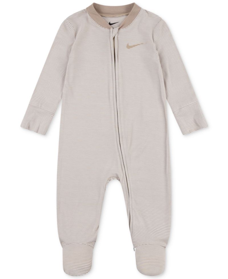 Baby Boy or Girl Viscose Striped Footed Coverall