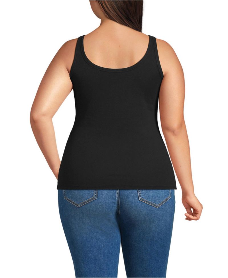 Plus Size Micro Rib Go-To Layering Tank