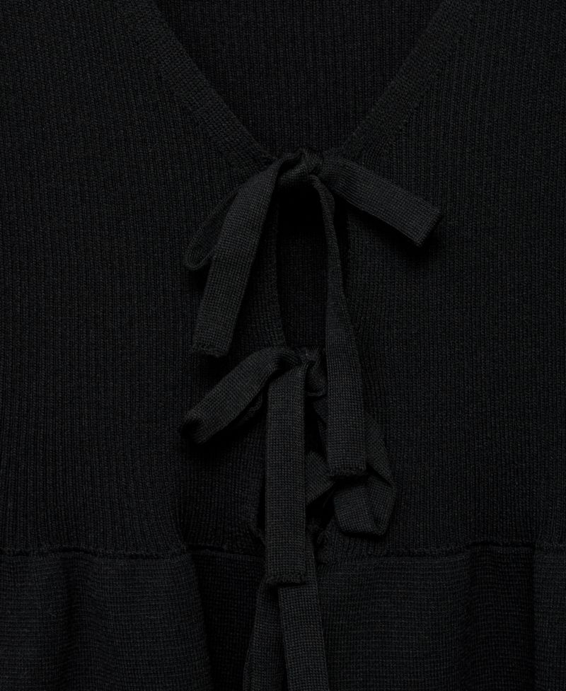 Women's Ties Knitted Cardigan
