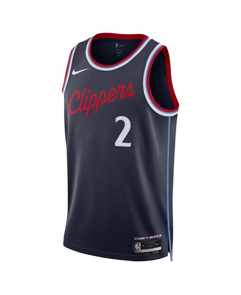 Men's and Women's Kawhi Leonard Navy LA Clippers 2024/25 Swingman Jersey - Icon Edition