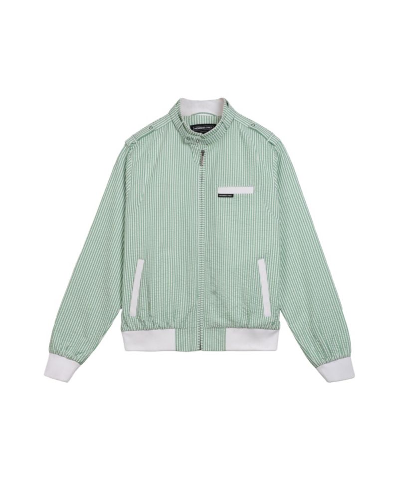 Men's Seersucker Iconic Racer Jacket