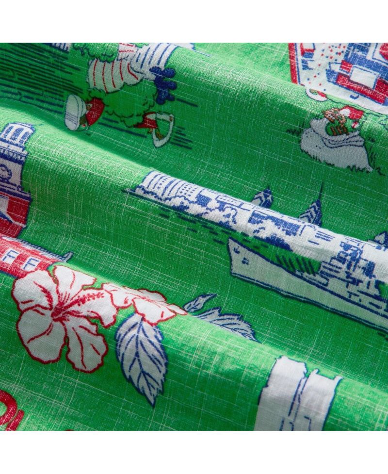 Men's Green Philadelphia Phillies Scenic Tri-Blend Button-Down Shirt