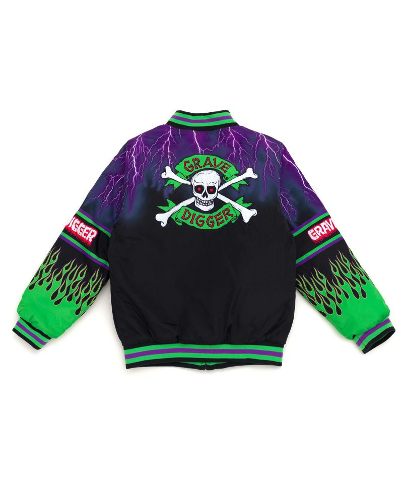 Boys Zip Up Varsity Bomber Jacket