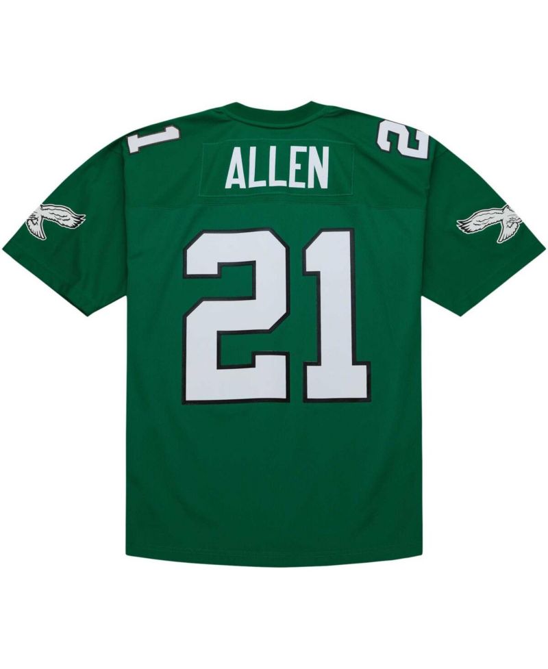 Men's Eric Allen Kelly Green Philadelphia Eagles Legacy Replica Jersey