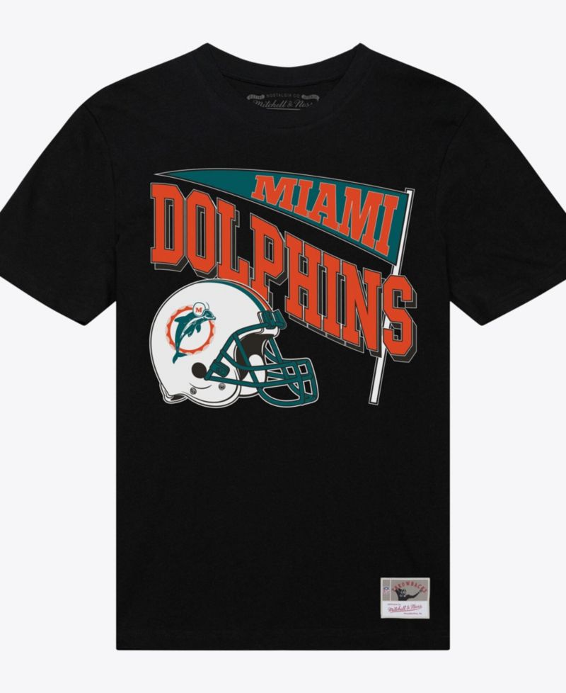 Women's Black Miami Dolphins Team Dynamic Boyfriend T-Shirt