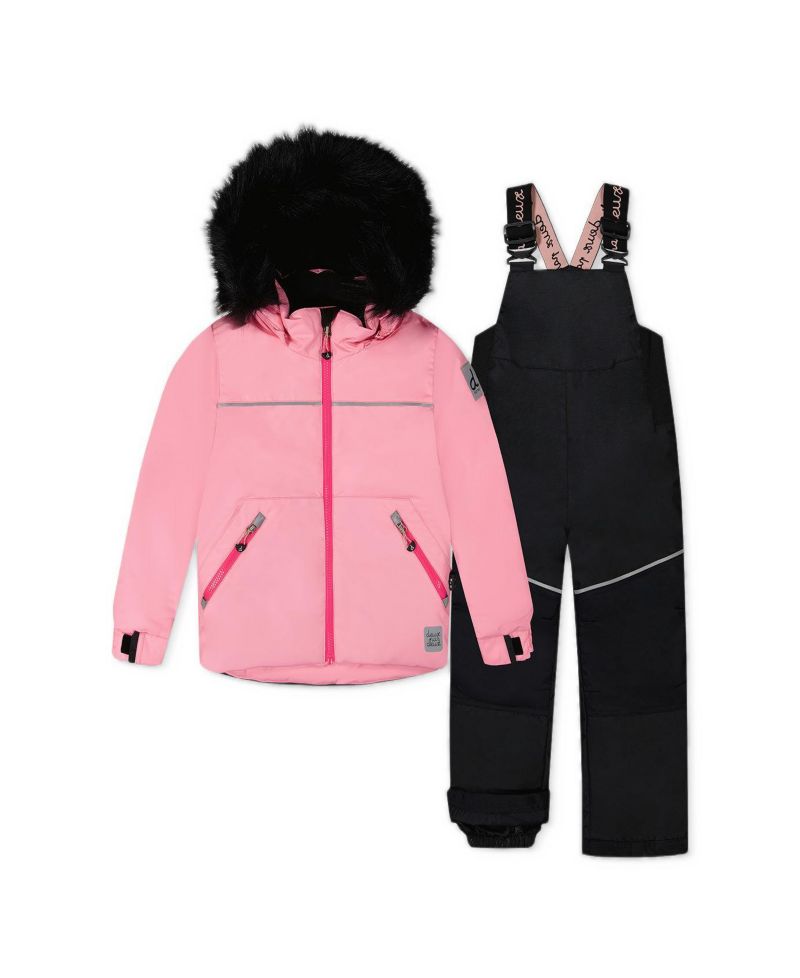 Little Girls 6 to 8 Two Piece Discover Snowsuit