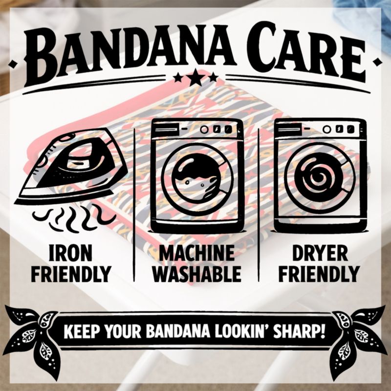 Lightweight Americana 22"x22" 6-Pack Bandana Set