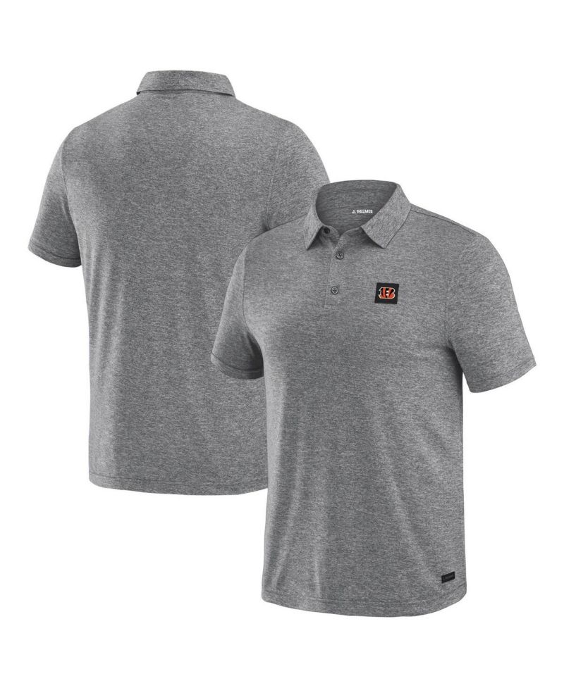 Men's Black Cincinnati Bengals Four Down Polo Shirt