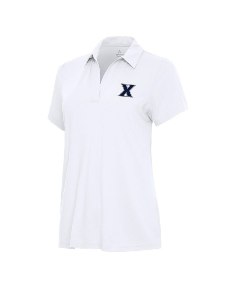 Women's White Xavier Musketeers Era Polo Shirt