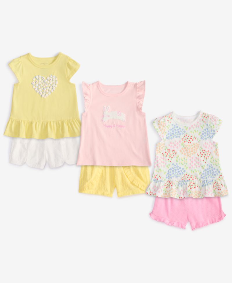 Baby Girls' 3M-24M Mix and Match Cotton Eyelet Shorts