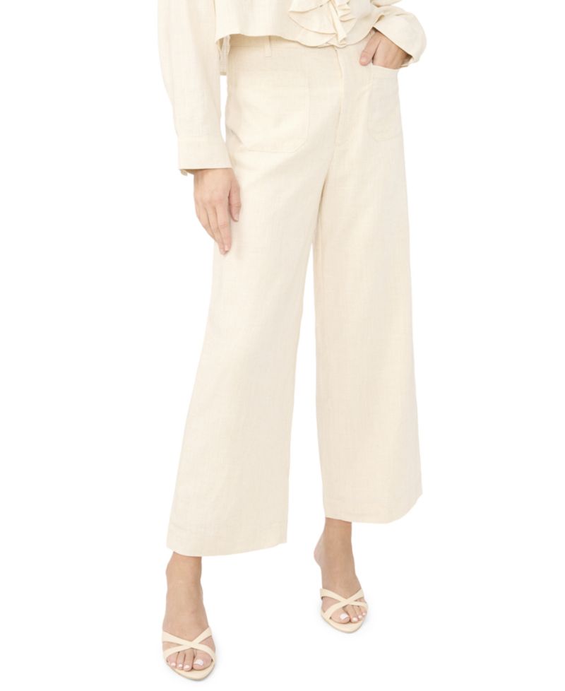 Women's Wide-Leg Ankle-Length Pants