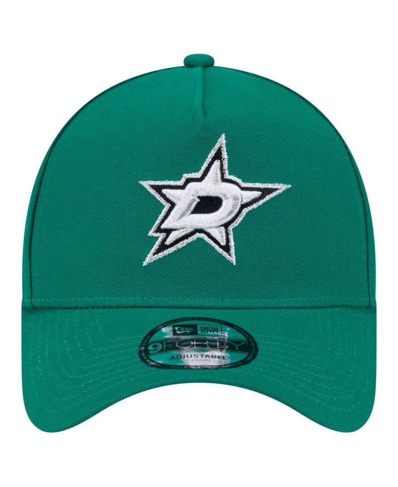 Men's Kelly Green Dallas Stars Core A-Frame 9FORTY Adjustable Hat