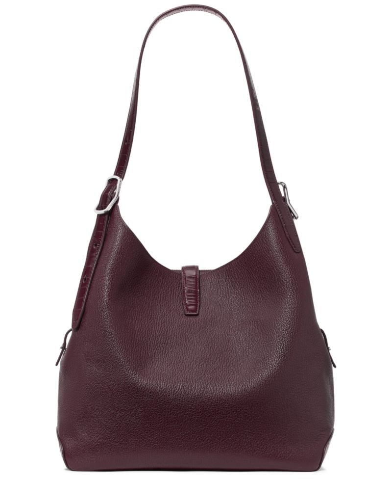 Deco Leather Medium Shoulder Bag