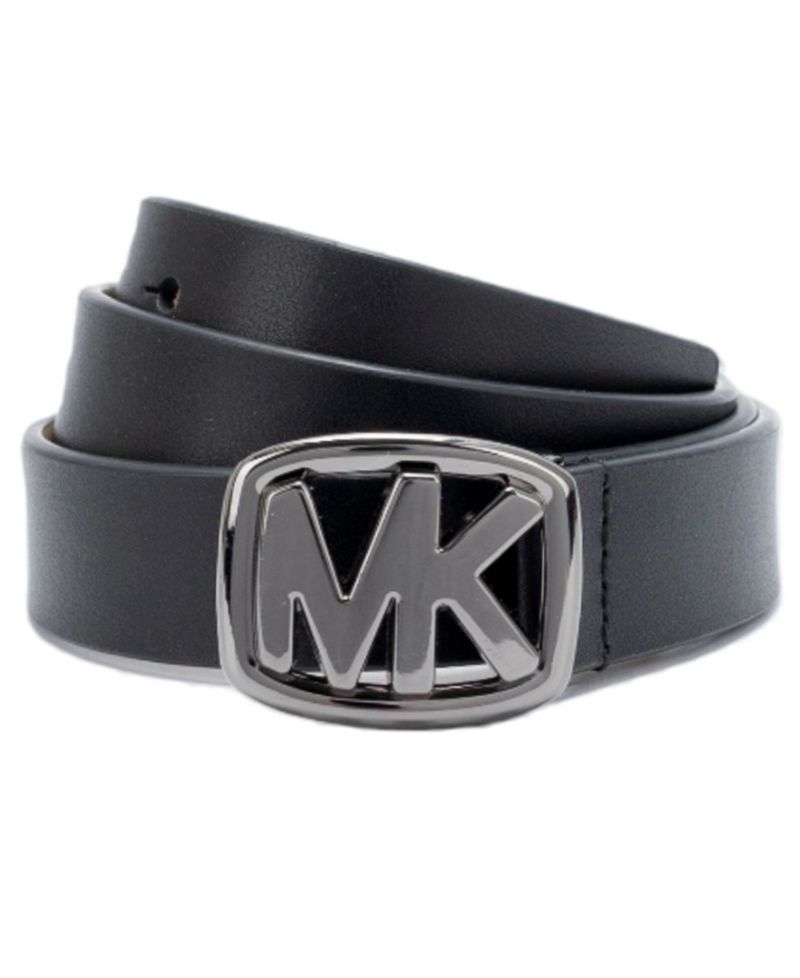 MICHAEL MK Buckle Leather Belt
