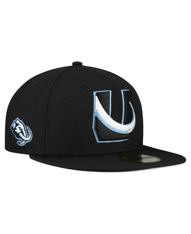 Men's Black Utah Mammoth Team Secondary 59FIFTY Fitted Hat