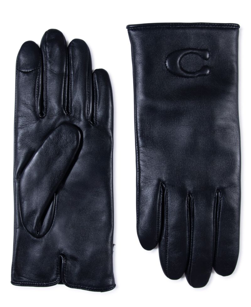 Women's Tabby C Leather Gloves