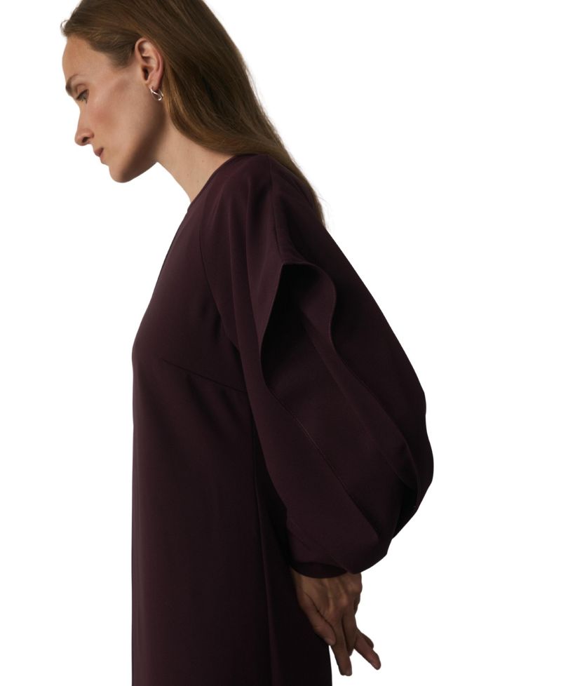 Women's Asti Long-Sleeve Puff-Sleeve Midi Dress