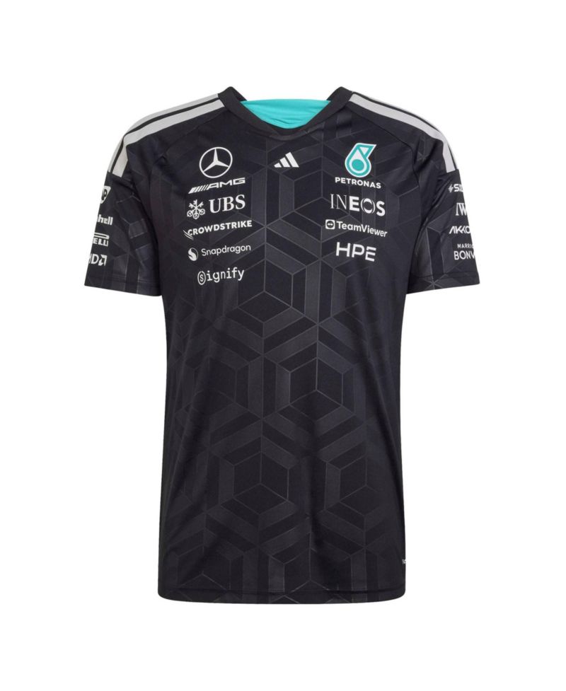 Men's Black Mercedes-AMG Petronas F1 Team 2026 Driver Authentic Jersey