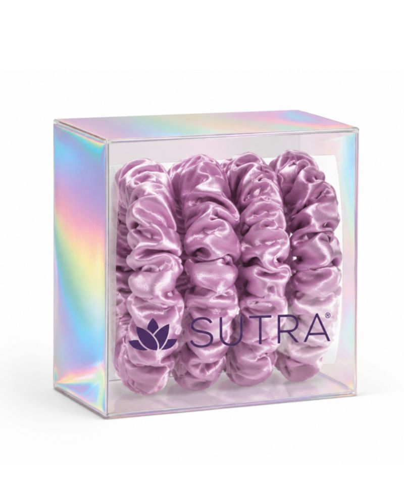 Free Sutra Silk Scrunchie Gift with any $75 Sutra Holiday purchase!