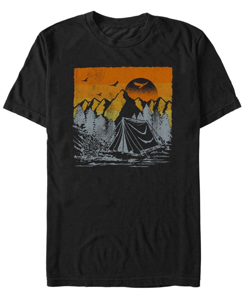 Men's Generic Additude Camp Woodsy Short Sleeves T-shirt