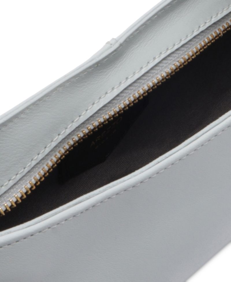 Luna Small Slim Shoulder Leather Baguette