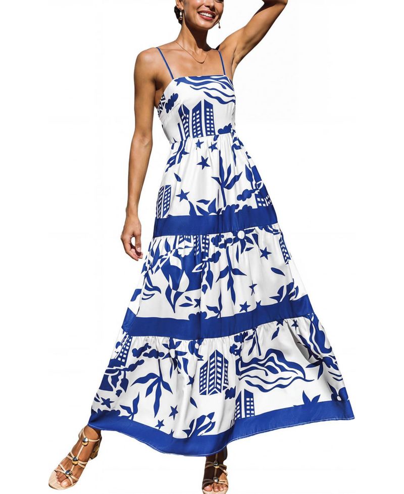 Women's Heating Up Tropical Maxi Beach Dress