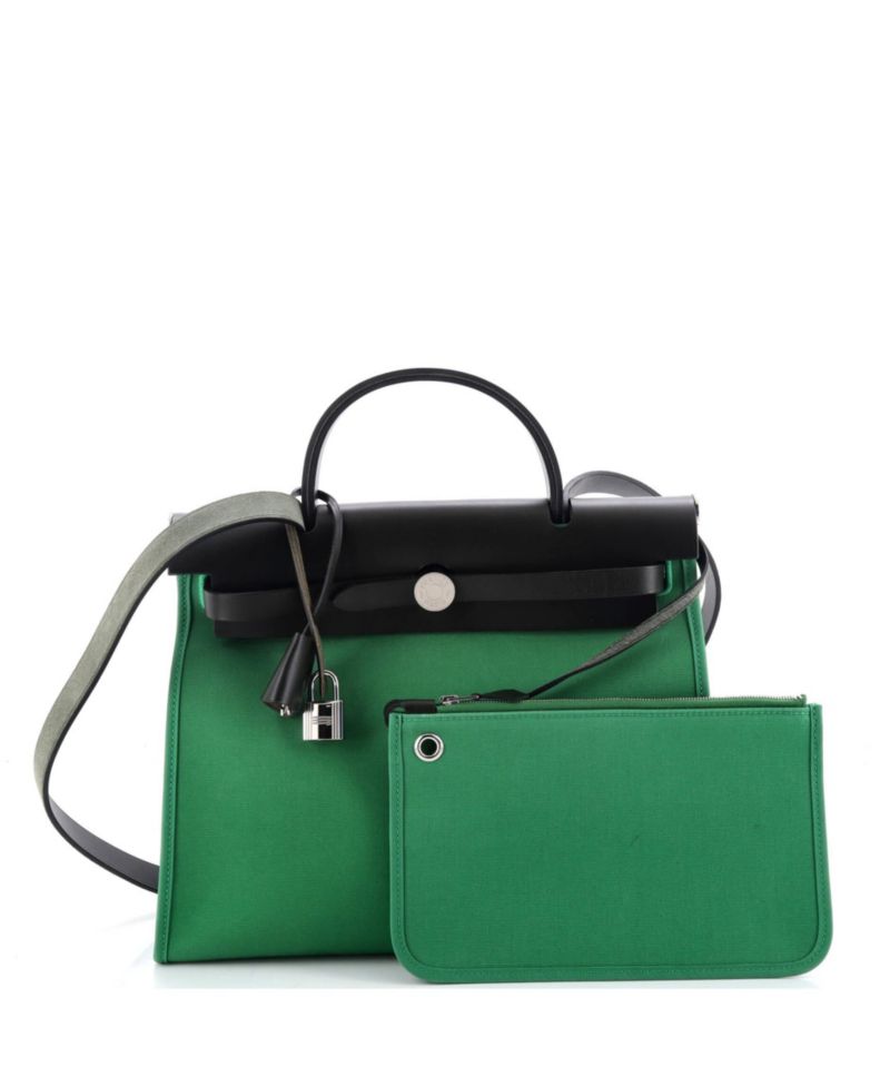 31 Herbag Zip Leather and Toile