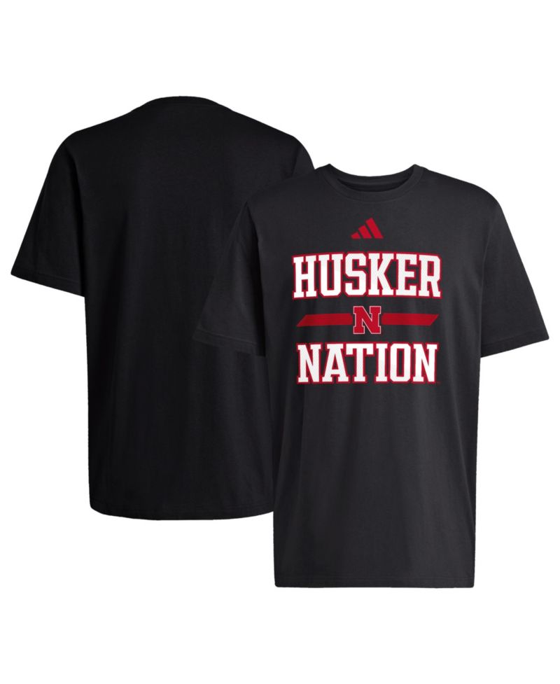 Men's Black Nebraska Huskers Our Red Burns Brighter T-Shirt
