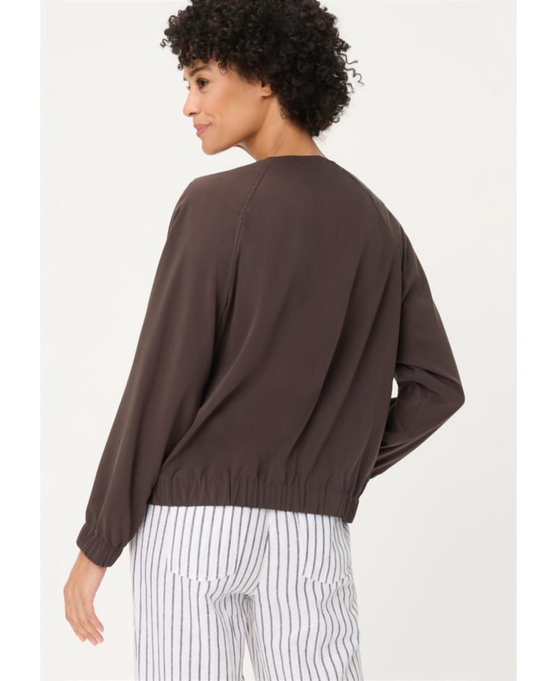 Women's Collarless Jacket