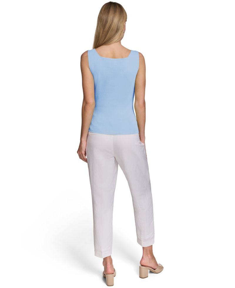 Women's Scoop Neck Sweater Tank Top