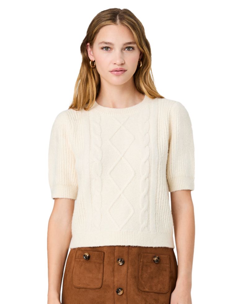 Women's Wesley Crewneck Short-Sleeve Sweater
