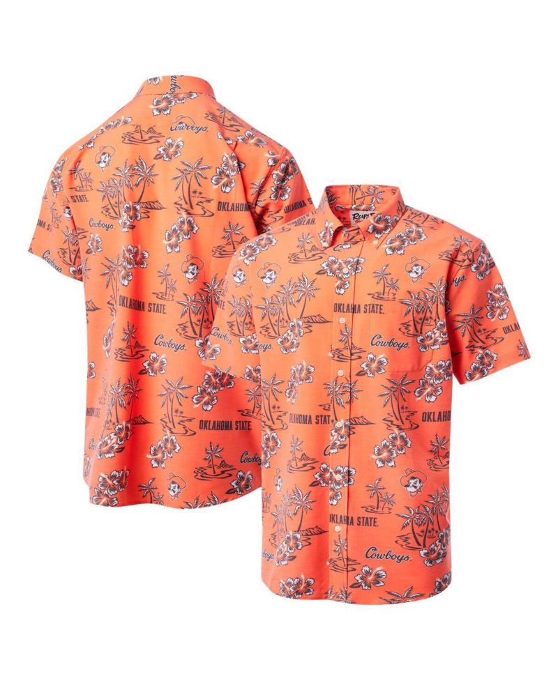 Men's Orange Oklahoma State Cowboys Classic Button-Up Shirt