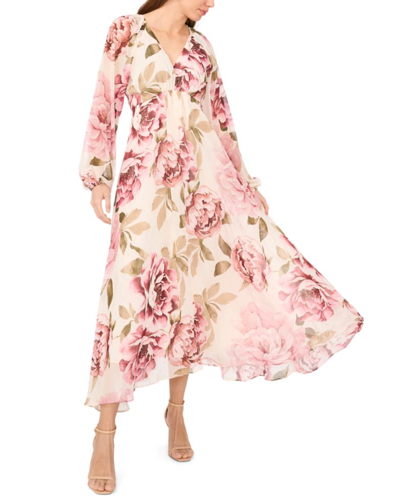 Women's V-Neck Maxi Dress
