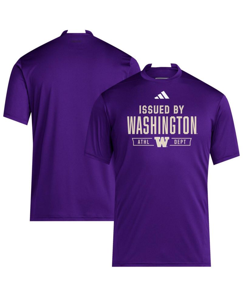 Men's Purple Washington Huskies 2025 Training Performance Team T-Shirt