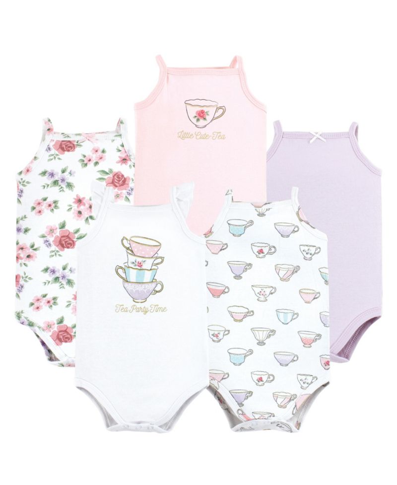 Baby Girls Hudson Cotton Poly Flannel Burp Cloths Multipack