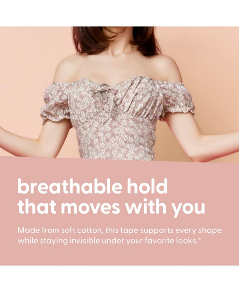 Boob Lift Tape for Women Invisible Sweat Proof Stretchable Bra Tape for Strapless Dresses with Silicone Nipple Covers