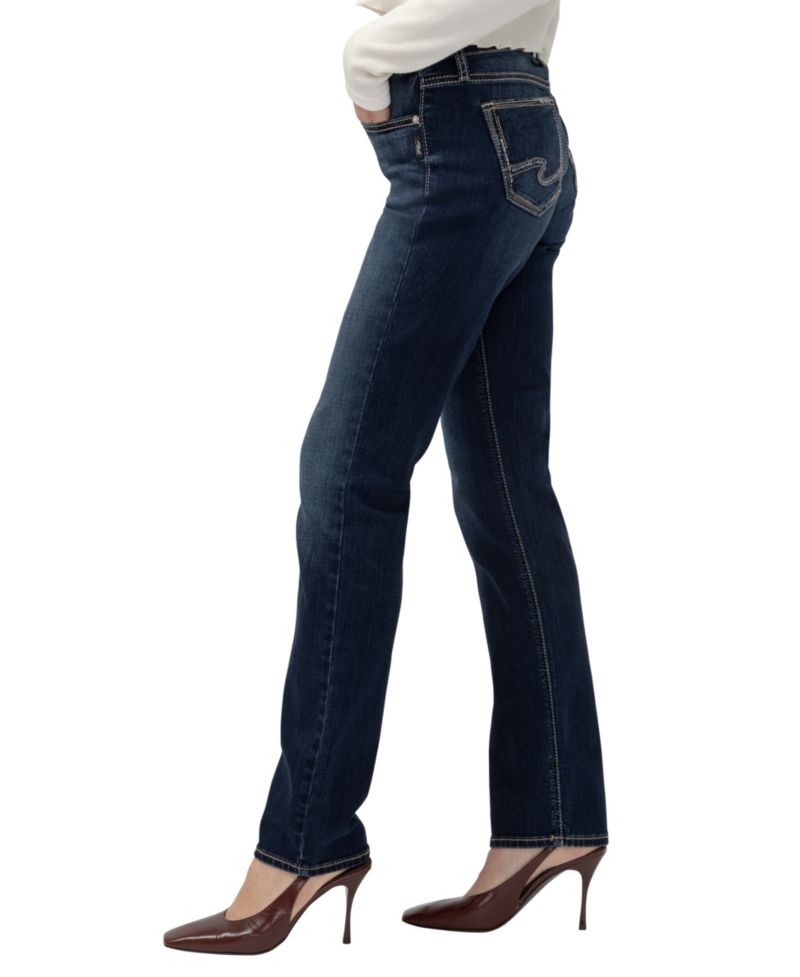 Women's Elyse Mid-Rise Straight-Leg Jeans