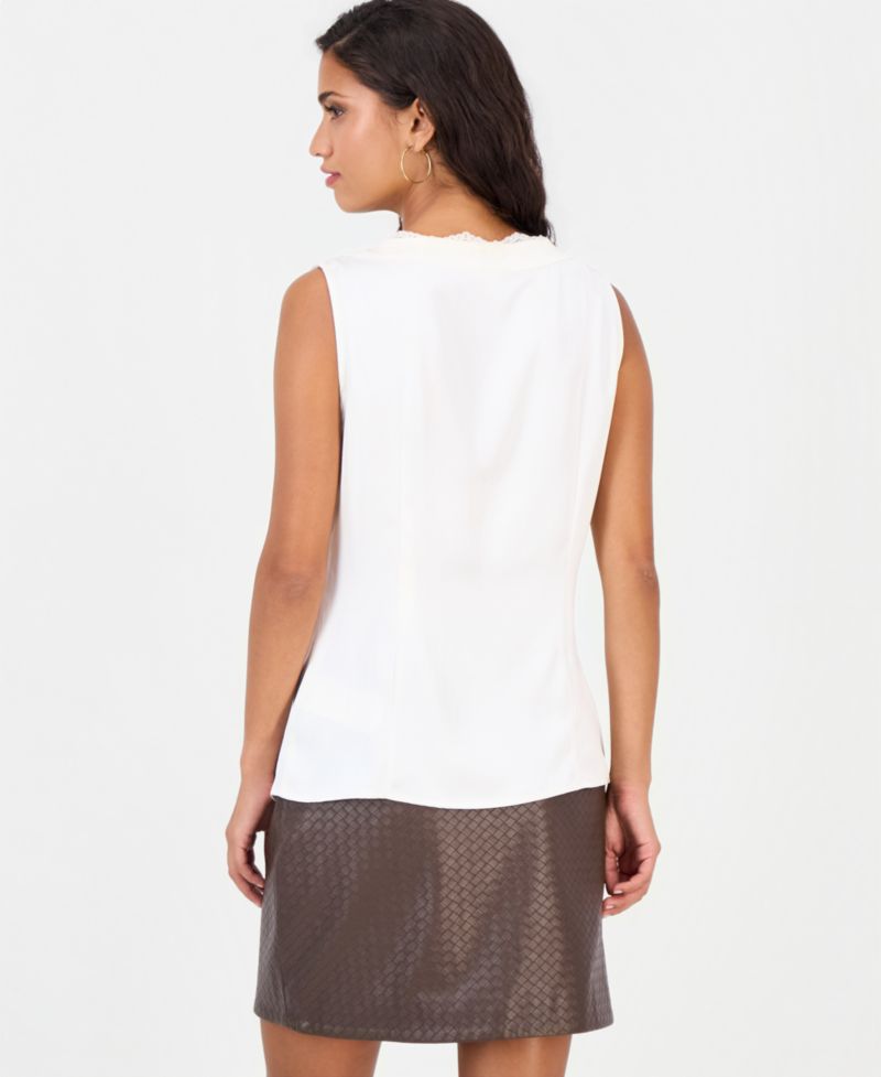 Women's Michela Sleeveless Lace V-Neck Corset Top