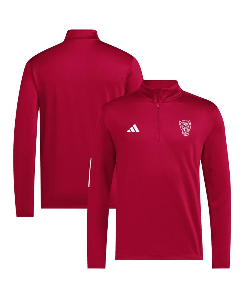Men's Red NC State Wolfpack Strategy Half-Zip Golf Jacket