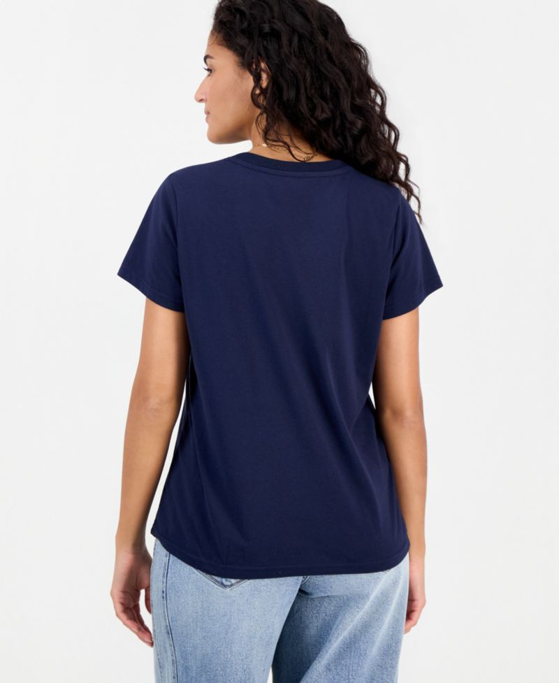 Juniors' Ghost Applique T-Shirt