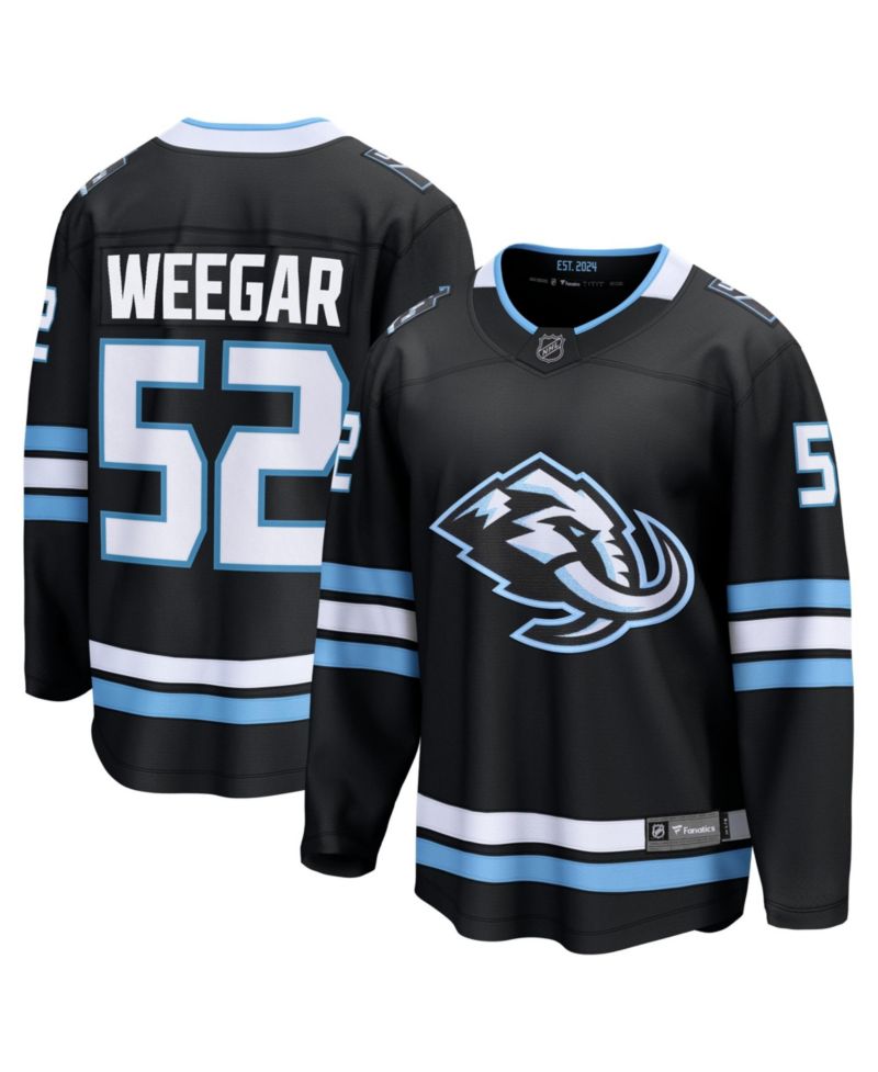Men's MacKenzie Weegar Black Utah Mammoth Home Breakaway Jersey