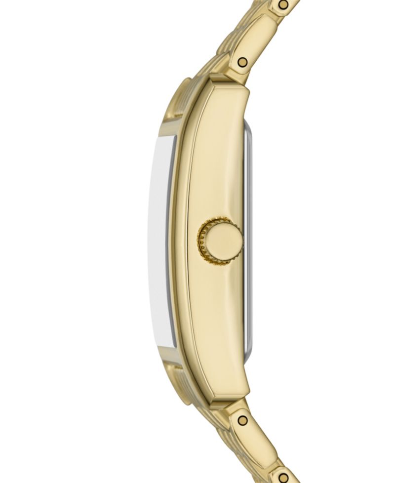 Women's Quartz Three-Hand Gold Alloy Watch Set, 36mm