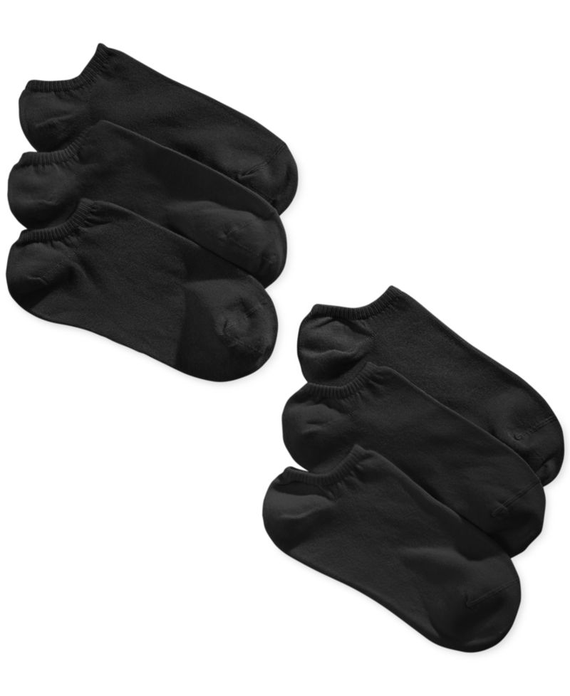 Women's 6 Pack Cotton No Show Socks U6421