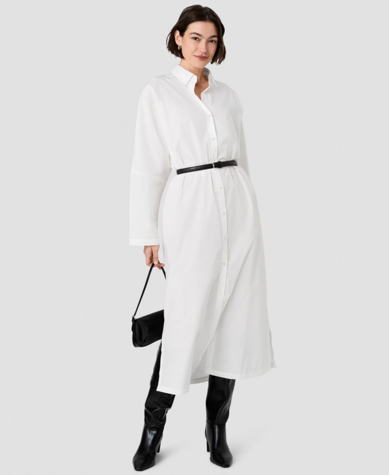 Women's Cambria Cotton Collared Long-Sleeve Dress